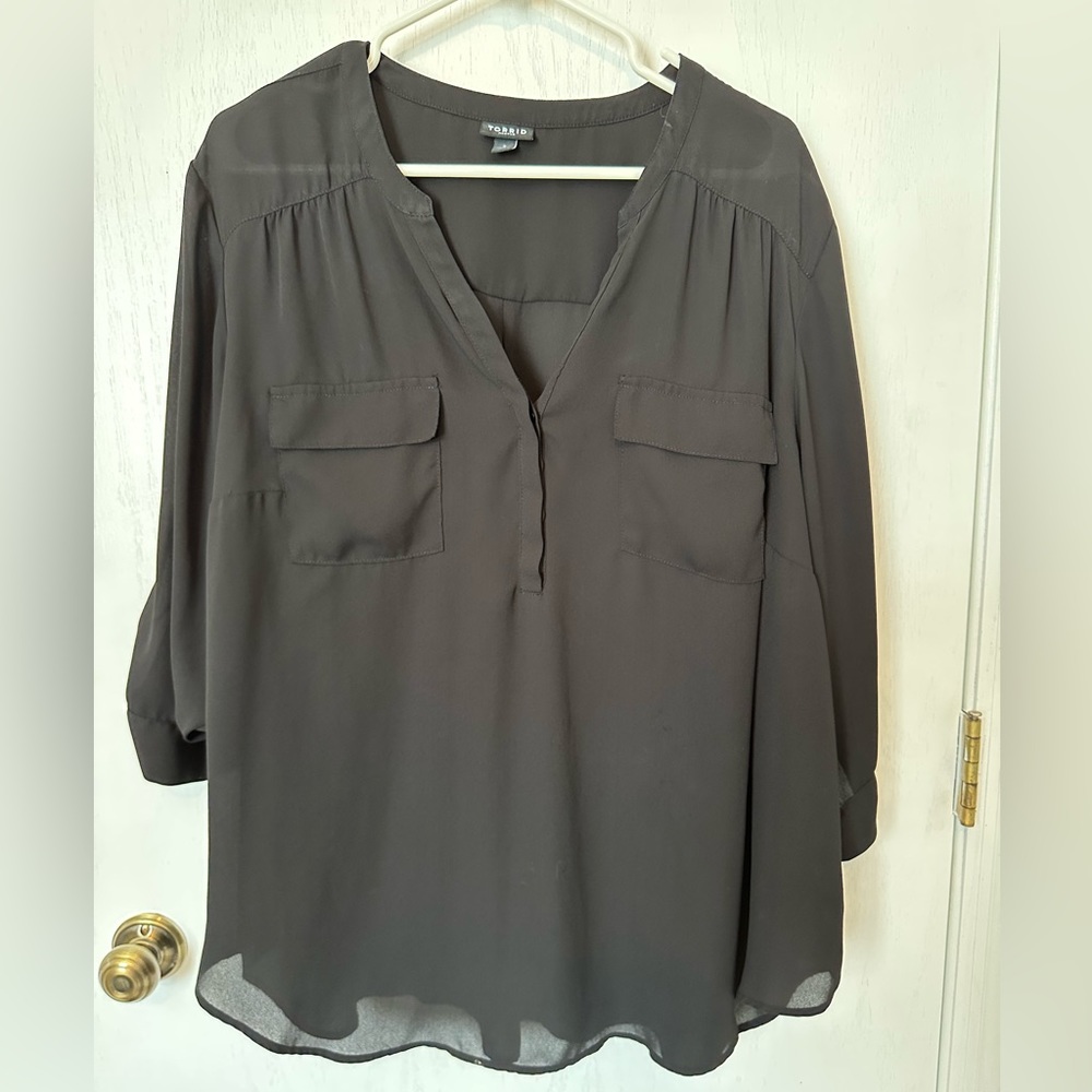 Torrid Georgette Top